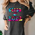 Senior Year 2022 Class Of 2022 Graduation Tie Dye Groovy Women's Comfort Colors T-Shirt Pepper