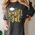 Seniors Y'All 2019 Graduation Tshirt High School College Women's Comfort Colors T-Shirt Pepper