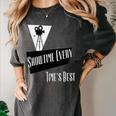 Showtime Every Moment Cinema Nostalgia Film Buff Humor Women's Comfort Colors T-Shirt Pepper
