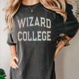 Silly Sarcastic WIZARD COLLEGE Introvert Anti Social School Women's Comfort Colors T-Shirt Pepper Silly Sarcastic WIZARD COLLEGE Introvert Anti Social School Women's Comfort Colors T-Shirt Pepper