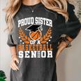 Sister Class Of 2025 Senior Basketball Graduation Family Women's Comfort Colors T-Shirt Pepper