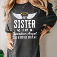 My Sister Is My Guardian Angel In Loving Memorial Memory Tee Women's Comfort Colors T-Shirt Pepper My Sister Is My Guardian Angel In Loving Memorial Memory Tee Women's Comfort Colors T-Shirt Pepper