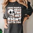 Skeleton Coffee Lover Introvert Women's Comfort Colors T-Shirt Pepper