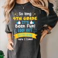 So Long 4th Grade Graduation 2025 School 5th Grade Here Come Women's Comfort Colors T-Shirt Pepper