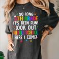 So Long 5th Grade Graduation Middle School Here I Come Kids Women's Comfort Colors T-Shirt Pepper