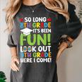 So Long 8th Grade 9th Grade Here I Come Graduation Women's Comfort Colors T-Shirt Pepper