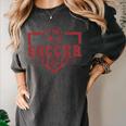 Soccer Senior Night Soccer Senior 2025 Graduation 33 Women's Comfort Colors T-Shirt Pepper