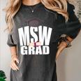 Social Work MSW Graduation Masters Degree Worker 2020 Women's Comfort Colors T-Shirt Pepper