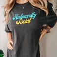 Socially Awkward Introvert Retro Anxious Awkwardly Social Women's Comfort Colors T-Shirt Pepper Socially Awkward Introvert Retro Anxious Awkwardly Social Women's Comfort Colors T-Shirt Pepper