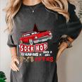 Sock Hop Fabulous Fifties Rock N Roll Automobile Nostalgia Women's Comfort Colors T-Shirt Pepper