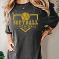 Softball Senior Night Softball Senior 2025 Graduation 20 Women's Comfort Colors T-Shirt Pepper
