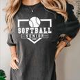 Softball Senior Night Softball Senior 2025 Graduation 4 Women's Comfort Colors T-Shirt Pepper