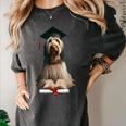 Spinone Italiano Dog Graduation Cap School Graduate Owner Men Women Kids Women's Comfort Colors T-Shirt Pepper