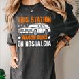 This Station Wagon Runs On Nostalgia Wagon Women's Comfort Colors T-Shirt Pepper