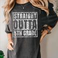Straight Outta 5th Grade Graduation Her Him Boy T-Shirt Women's Comfort Colors T-Shirt Pepper