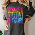 Straight Outta 8th Grade Great Graduation Eighth Grade Women's Comfort Colors T-Shirt Pepper