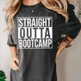 Straight Outta Bootcamp Shirt Bootcamp Graduation Shirt Women's Comfort Colors T-Shirt Pepper