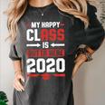 Student Graduation 2020 Tee My Happy Class Is Outta Here Women's Comfort Colors T-Shirt Pepper