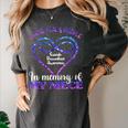 Suicide Prevention Shirt Teal & Purple In Memory Of Niece Women's Comfort Colors T-Shirt Pepper