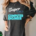 Super Computer Engineer New Job Graduation Women's Comfort Colors T-Shirt Pepper