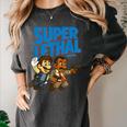 Super Lethal Cute Nostalgia Women's Comfort Colors T-Shirt Pepper Super Lethal Cute Nostalgia Women's Comfort Colors T-Shirt Pepper