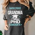 Super Proud Grandma Of A PHD Graduate Senior Graduation Women's Comfort Colors T-Shirt Pepper