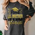 Super Proud Little Brother 2025 Graduate Graduation Family Women's Comfort Colors T-Shirt Pepper