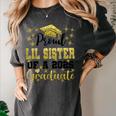 Super Proud Little Sister Of 2025 Graduate Graduation Family Women's Comfort Colors T-Shirt Pepper