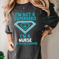 Superhero RN Nurse Shirt Graduation Women's Comfort Colors T-Shirt Pepper