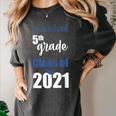 I Survived 5th Grade Class Of 2021 Quarantined Graduation 2 Women's Comfort Colors T-Shirt Pepper