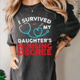 I Survived My Daughter's Nurse Degree School Graduation Women's Comfort Colors T-Shirt Pepper