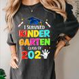 I Survived Kindergarten Graduation 2025 Graduate Boys Girls Women's Comfort Colors T-Shirt Pepper