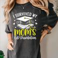 i Survived My Mom's EdD Dissertation Graduation Mom EdD Women's Comfort Colors T-Shirt Pepper