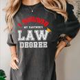 I Survived My Partner's Law Degree Graduation Shirt Women's Comfort Colors T-Shirt Pepper
