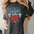 I Survived My Sister'S Nursing Degree Sis Nurse Graduation Women's Comfort Colors T-Shirt Pepper
