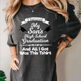 I Survived My Son's High School Graduation Shirt Graduate Women's Comfort Colors T-Shirt Pepper
