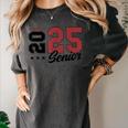 Swimming Senior Night Swimming Senior 2025 Graduation 59 Women's Comfort Colors T-Shirt Pepper