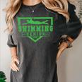 Swimming Senior Night Swim Senior 2026 Graduation 32 Women's Comfort Colors T-Shirt Pepper