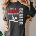 Swimming Team Senior Class Of 2025 Graduation 2025 Women's Comfort Colors T-Shirt Pepper