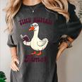 Teacher Silly Goose Reading Book Teaching Tiny Human Tamer Women's Comfort Colors T-Shirt Pepper Teacher Silly Goose Reading Book Teaching Tiny Human Tamer Women's Comfort Colors T-Shirt Pepper