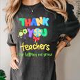 Thank You Teacher Appreciation Graduation Men Women Kids Women's Comfort Colors T-Shirt Pepper