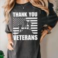 Thank You Veterans In Memory Of All Veterans Women's Comfort Colors T-Shirt Pepper