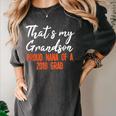 That's My Grandson 2018 Graduation Shirt For Grad Nanas Women's Comfort Colors T-Shirt Pepper