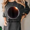 Total Solar Eclipse April 2024 Sky Watcher Memory Women's Comfort Colors T-Shirt Pepper