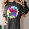 Totally 80's Tie Dye Retro Vibes 1980s Style Nostalgia Women's Comfort Colors T-Shirt Pepper