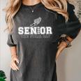 Track & Field Senior 2025 Graduation Year The Final Lap Women's Comfort Colors T-Shirt Pepper