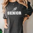 Track & Field Senior 2025 Graduation Year Women's Comfort Colors T-Shirt Pepper