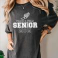 Track & Field Senior Mom 2025 Graduation Year Women's Comfort Colors T-Shirt Pepper