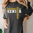 Track Senior Night Track Senior 2025 Graduation 14 Women's Comfort Colors T-Shirt Pepper
