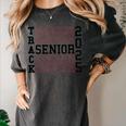 Track Senior Night Track Senior 2025 Graduation 60 Women's Comfort Colors T-Shirt Pepper